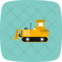 پیش‌نمایش فایل bulldozer-9 از پک حمل‌ونقل، تخت با پس‌زمینه منحنی
