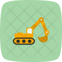 پیش‌نمایش فایل excavator-9 از پک حمل‌ونقل، تخت با پس‌زمینه منحنی