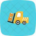 پیش‌نمایش فایل loader-6 از پک حمل‌ونقل، تخت با پس‌زمینه منحنی