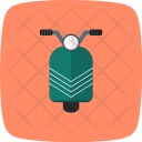 پیش‌نمایش فایل scooter-33 از پک حمل‌ونقل، تخت با پس‌زمینه منحنی
