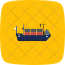 پیش‌نمایش فایل ship-45 از پک حمل‌ونقل، تخت با پس‌زمینه منحنی