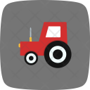 پیش‌نمایش فایل tractor-36 از پک حمل‌ونقل، تخت با پس‌زمینه منحنی