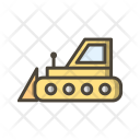پیش‌نمایش فایل bulldozer-10 از پک حمل‌ونقل - خطی توپر
