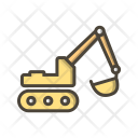 پیش‌نمایش فایل excavator-10 از پک حمل‌ونقل - خطی توپر