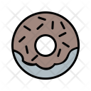 پیش‌نمایش فایل doughnut-24 از پک غذا، خطی پُر