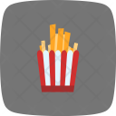 پیش‌نمایش فایل frenchfries-9 از پک غذا، تخت با پس‌زمینه منحنی
