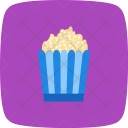 پیش‌نمایش فایل popcorn-10 از پک غذا، تخت با پس‌زمینه منحنی