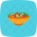 پیش‌نمایش فایل salad-16 از پک غذا، تخت با پس‌زمینه منحنی