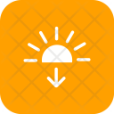 پیش‌نمایش فایل sundown-1 از پک آب‌وهوا، گلیف گوشه‌گرد