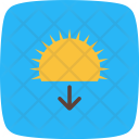 پیش‌نمایش فایل sundown-4 از پک آب‌وهوا، تخت با پس‌زمینه منحنی