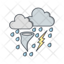 پیش‌نمایش فایل bad-8 از پک Weather Flat Outline 