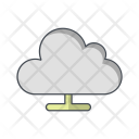 پیش‌نمایش فایل cloud-734 از پک Weather Flat Outline 