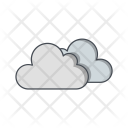 پیش‌نمایش فایل cloudy-19 از پک Weather Flat Outline 