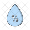 پیش‌نمایش فایل humidity-8 از پک Weather Flat Outline 