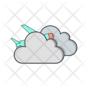 پیش‌نمایش فایل plane-27 از پک Weather Flat Outline 
