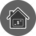 پیش‌نمایش فایل house-537 از پک املاک و مستغلات، گلیف دایره‌ای