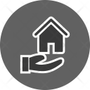 پیش‌نمایش فایل house-542 از پک املاک و مستغلات، گلیف دایره‌ای