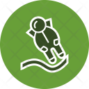 پیش‌نمایش فایل astronout-13 از پک نجوم، گلیف دایره‌ای