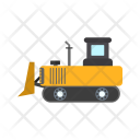 پیش‌نمایش فایل bulldozer-46 از پک ساخت‌وساز، سبک تخت