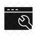 پیش‌نمایش فایل browser-settings-wrench-screen-1 از پک سئو، سبک گلیف