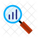 پیش‌نمایش فایل analysis-market-ranking-data-magnifying-glass-zoom از پک سئو، سبک تخت