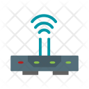 پیش‌نمایش فایل internet-signals-wifi-wireless-signal-router-device از پک سئو، سبک تخت
