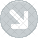 پیش‌نمایش فایل circle-arrow-down-right-9616609 از پک پیکان‌ها #2
