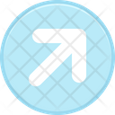 پیش‌نمایش فایل circle-arrow-up-right-9616614 از پک پیکان‌ها #2