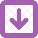 پیش‌نمایش فایل square-arrow-down-9616539 از پک پیکان‌ها #3