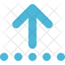 پیش‌نمایش فایل arrow-up-from-dotted-line-9616508 از پک پیکان‌ها #1