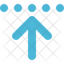 پیش‌نمایش فایل arrow-up-to-dotted-line-9616422 از پک پیکان‌ها #1