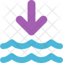 پیش‌نمایش فایل water-arrow-down-9759106 از پک آب و هوا