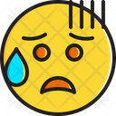 پیش‌نمایش فایل face-with-open-mouth-and-cold-sweat-1806940 از پک صورتک خندان