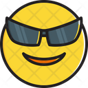 پیش‌نمایش فایل smiling-face-with-sunglasses-1806911 از پک صورتک خندان
