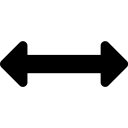 پیش‌نمایش فایل arrows-horizontal-both-side-bidirectional-way از پک فونت آسام