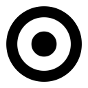 پیش‌نمایش فایل dot-circle-round-black-hole از پک فونت آسام