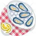 پیش‌نمایش فایل clam-10 از پک غذا روی رومیزی
