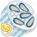 پیش‌نمایش فایل clam-8 از پک غذا روی رومیزی