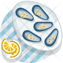 پیش‌نمایش فایل clam-9 از پک غذا روی رومیزی