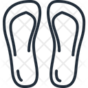 پیش‌نمایش فایل flip-flops-1607518 از پک آیکون های وکتوری خطی فصل تابستان