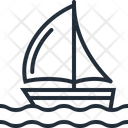 پیش‌نمایش فایل sail-boat-1607531 از پک آیکون های وکتوری خطی فصل تابستان
