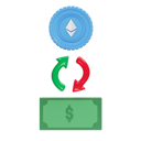 پیش‌نمایش فایل dollar-to-eth-exchange-5443827 از پک پول و مالی