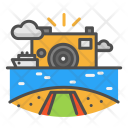 پیش‌نمایش فایل design-photo-sun-sunset-beach-camera از پک دنیای کوچک بزرگ