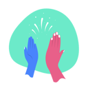 پیش‌نمایش فایل clapping-hands-4145652 از پک دست های باندپیچی شده