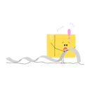 پیش‌نمایش فایل shopping-bill-4539048 از پک IBox - بسته سرویس تحویل