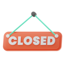 پیش‌نمایش فایل closed-sign-8697815 از پک خرید تجارت الکترونیک