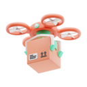 پیش‌نمایش فایل drone-delivery-service-8697801 از پک خرید تجارت الکترونیک