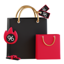 پیش‌نمایش فایل 3d-black-friday-icon-6935715 از پک جمعه سیاه