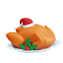 پیش‌نمایش فایل roasted-chicken-7124162 از پک کریسمس