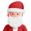 پیش‌نمایش فایل santa-head-7124186 از پک کریسمس